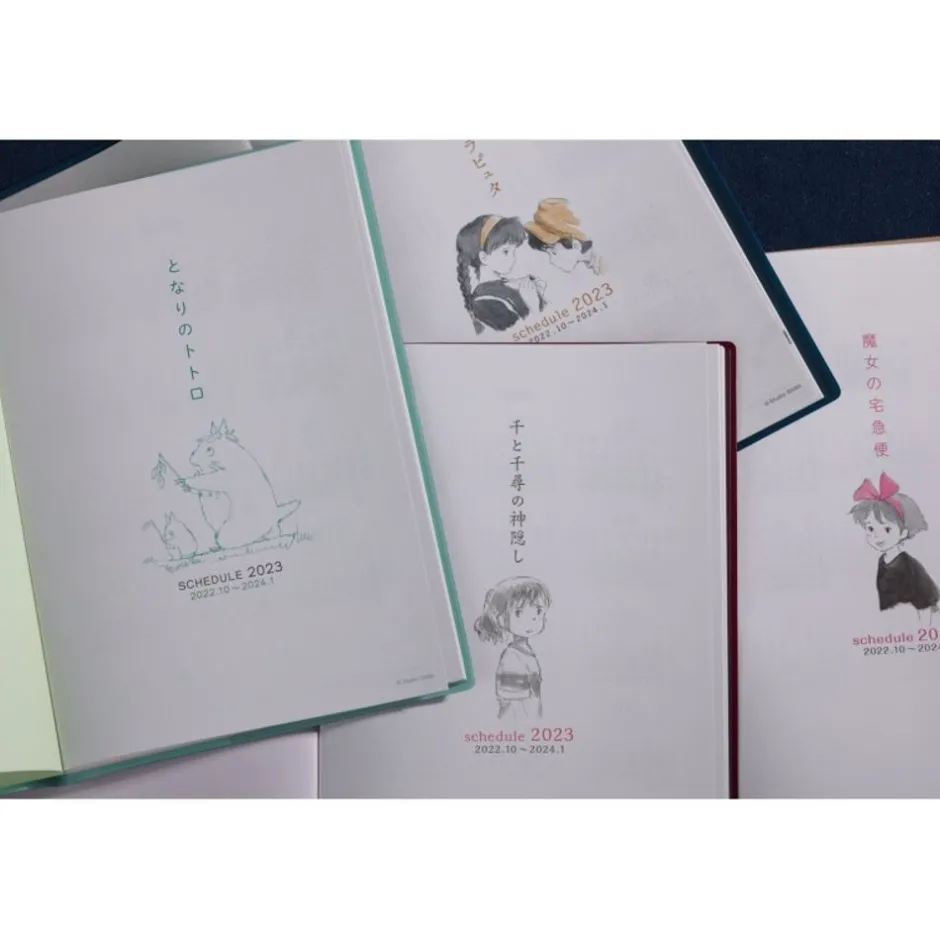 Maison Ghibli Schedule Diaries And Calendars-2023 Schedule Book By The Fire - Kiki'S Delivery Service