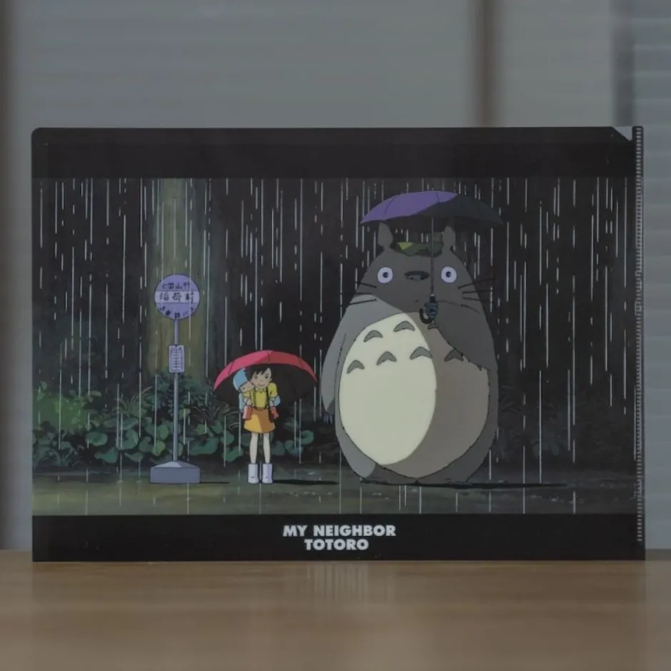 Maison Ghibli Storage-A4 Size Clear Folder A Fateful Encounter - My Neighbour Totoro