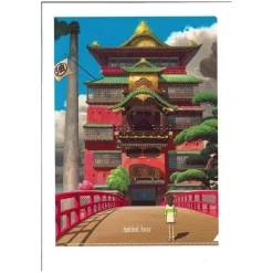 Maison Ghibli Storage-A4 Size Clear Folder Aburaya - Sprited Away