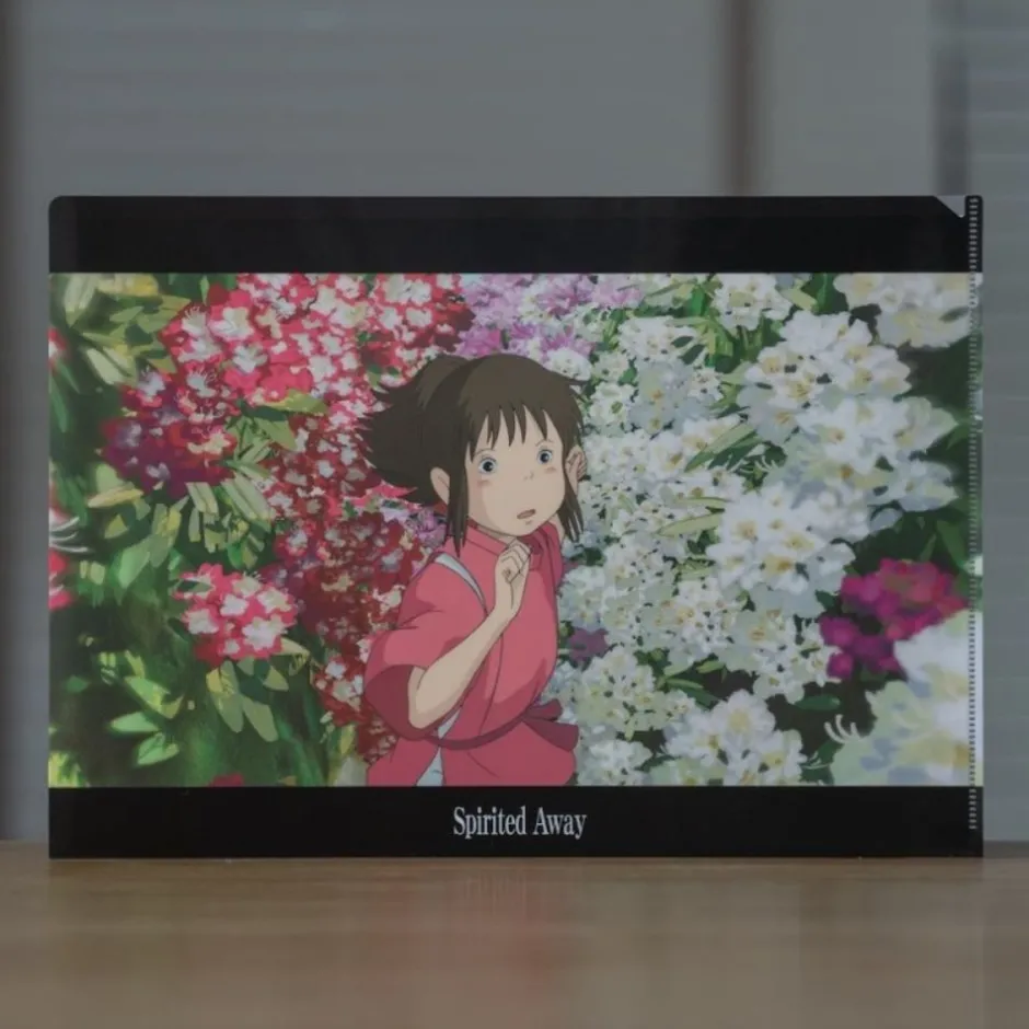 Maison Ghibli Storage-A4 Size Clear Folder Among The Flower - Sprited Away
