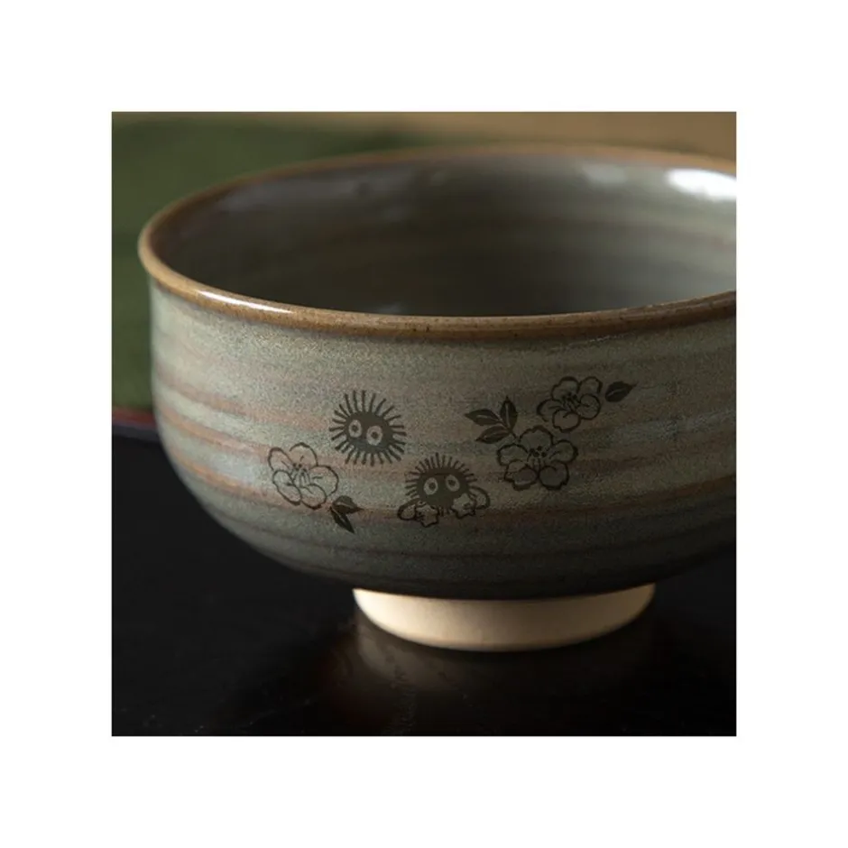 Maison Ghibli Kitchenware-Akahada-Yaki Matcha Tea Bowl - Spirited Away