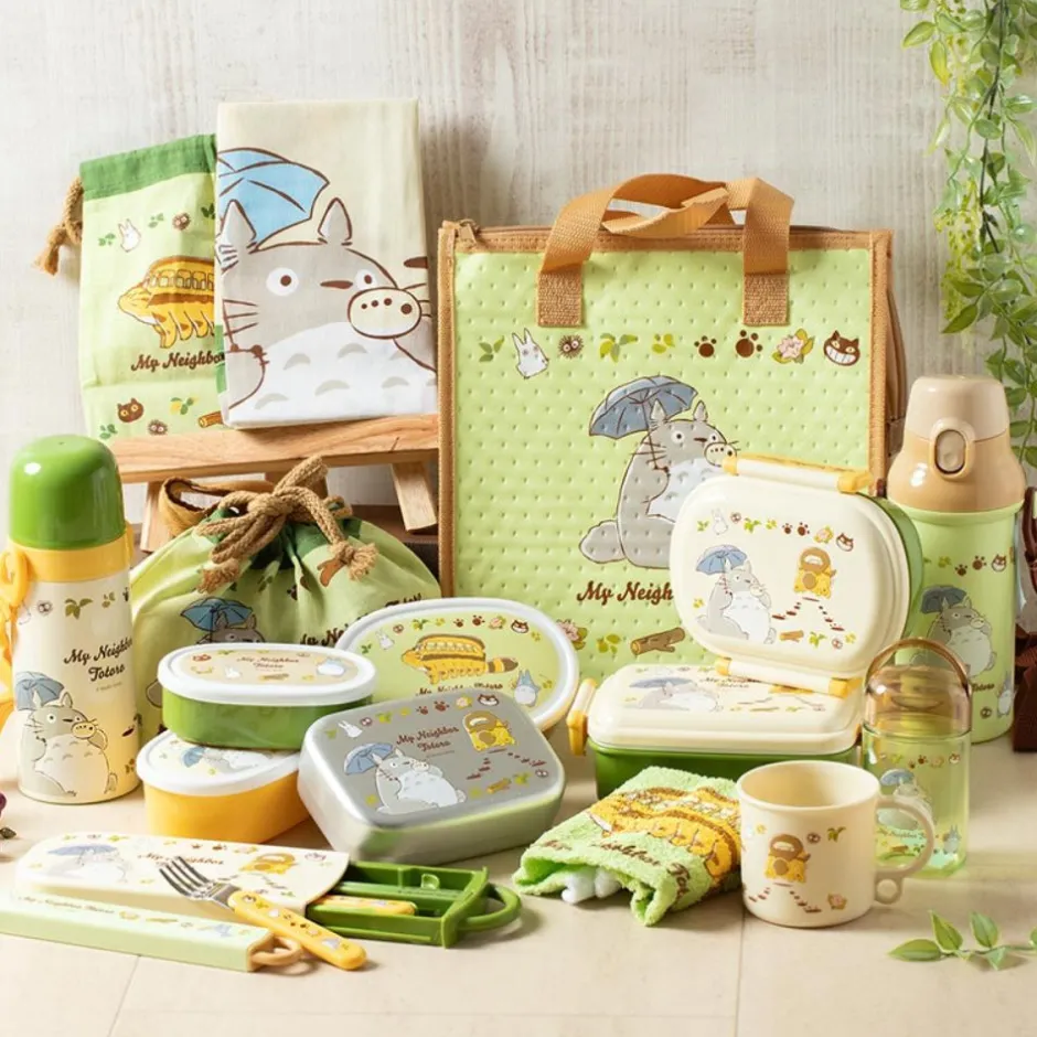 Maison Ghibli Kitchenware-Aluminum Bento Totoro & Catbus - My Neighbor Totoro