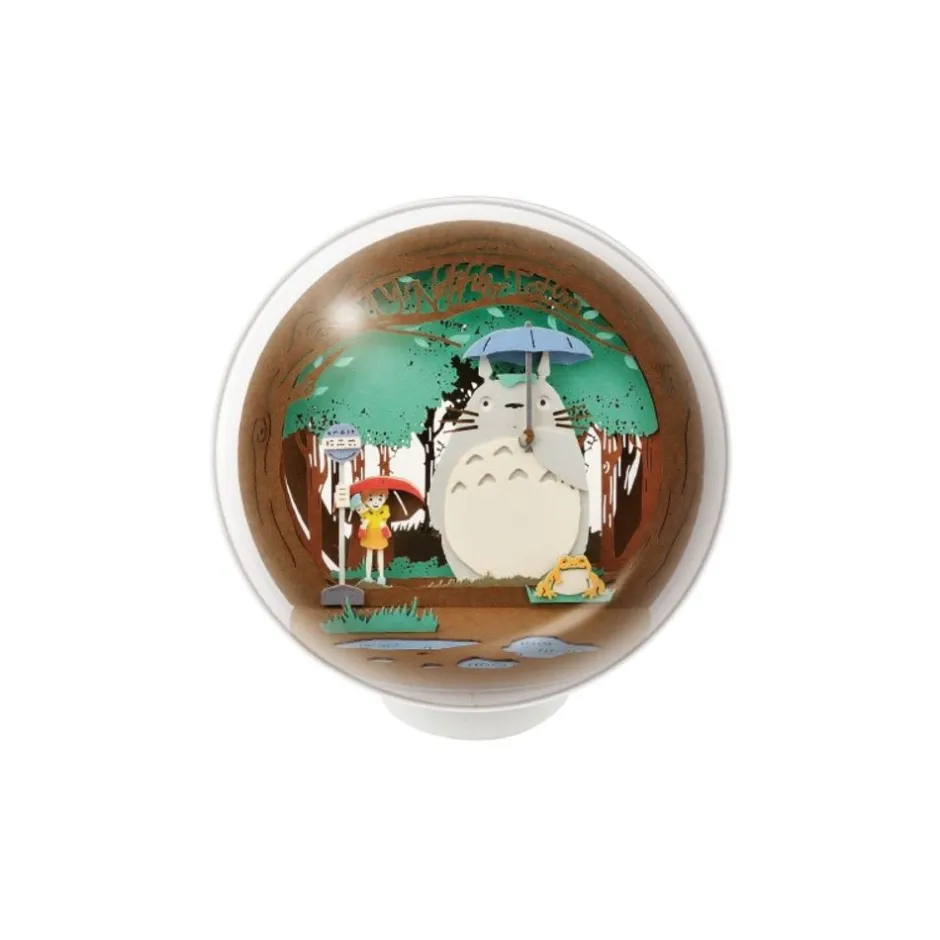 Maison Ghibli Arts And Crafts-Ball Paper Theater Bus Stop - My Neighbor Totoro