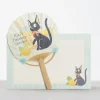 Maison Ghibli Accessories-Bamboo Fan & Letter Set Jiji With Lemon - Kiki'S Delivery Service