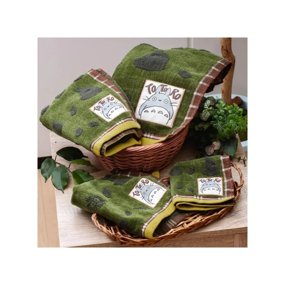 Maison Ghibli Household Linen-Bath Towel Autumn Green 60X120 Cm - My Neighbor Totoro