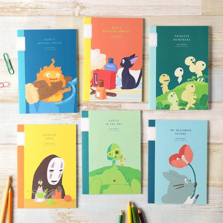 Maison Ghibli Notebooks And Notepads-Carnet De Notes B6 Calcifer - Howl'S Moving Castle