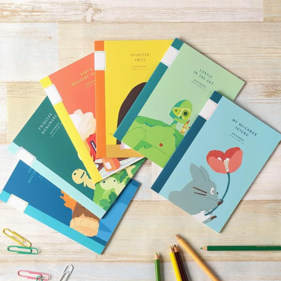 Maison Ghibli Notebooks And Notepads-Carnet De Notes B6 Calcifer - Howl'S Moving Castle