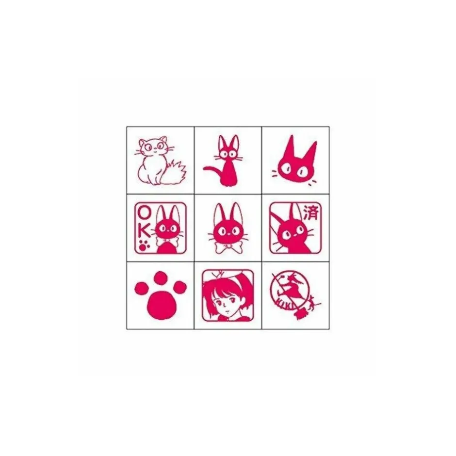 Maison Ghibli Small Equipment-Check Stamp Jiji And Company - Kiki'S Delivery Service