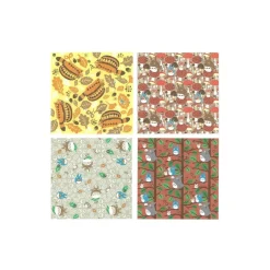 Maison Ghibli Postcards And Letter Papers-Chiyogami Paper Autumn - My Neighbor Totoro