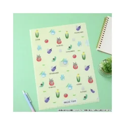 Maison Ghibli Storage-Clear File A4 Break Time Vegetables - My Neighbor Totoro