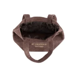 Maison Ghibli Bags-Corduroy Bag Totoro Patch - My Neighbor Totoro