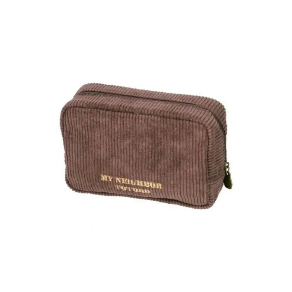 Maison Ghibli Storage-Corduroy Pouch Totoro Patch - My Neighbor Totoro
