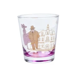 Maison Ghibli Kitchenware-Decorated Glass Marco & Gina - Porco Rosso