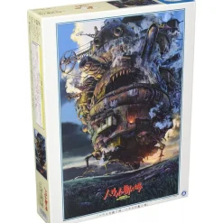 Maison Ghibli Jigsaw Puzzle-Deluxe Foil Puzzle 1000P Movie Poster - Howl'S Moving Castle