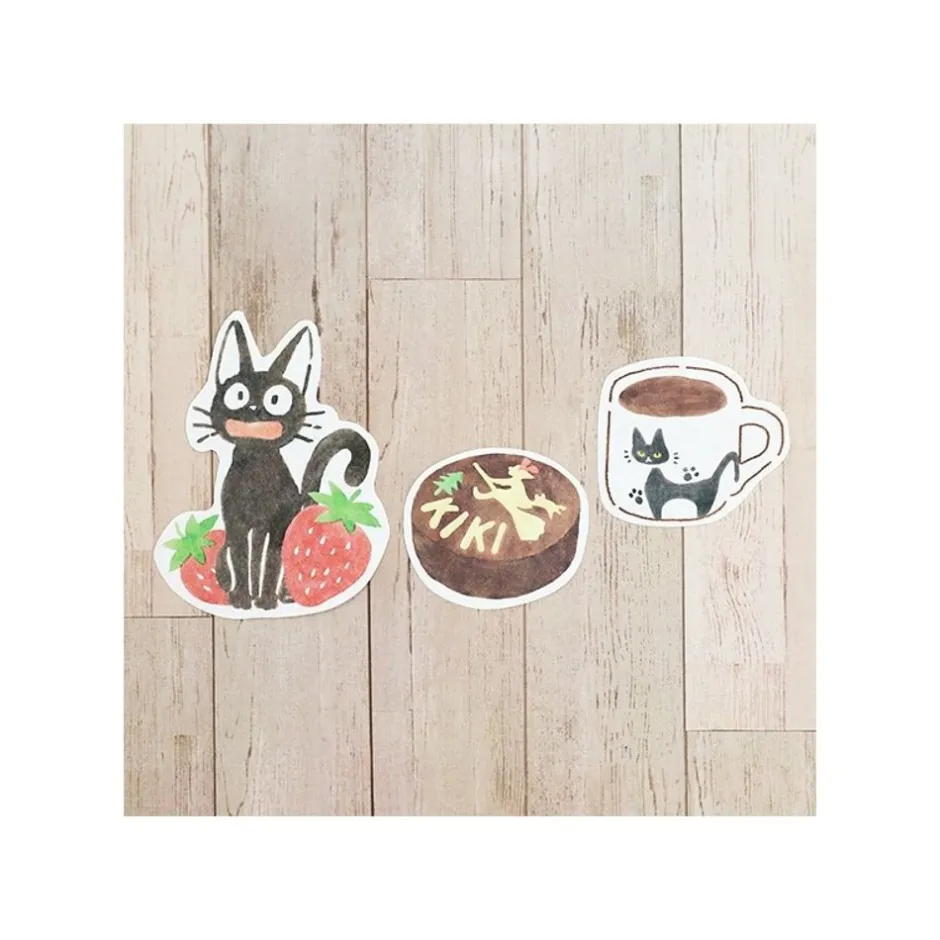 Maison Ghibli Postcards And Letter Papers-Die-Cut Mini Letterset Kiriko Cafe - Kiki'S Delivery Service