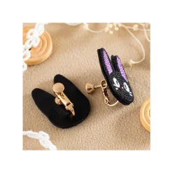 Maison Ghibli Jewellery-Earrings Embroidery Serie Jiji - Kiki'S Delivery Service