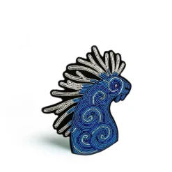 Maison Ghibli Pins-Embroidered Jewel Brooch Night Walker - Princess Mononoke