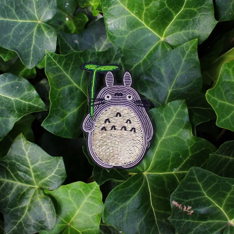 Maison Ghibli Pins-Embroidered Jewel Brooch Big Totoro - My Neighbor Totoro