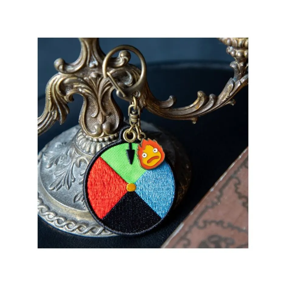 Maison Ghibli Keychains-Embroidery Keychain Magic Colour Disc - Howl'S Moving Castle