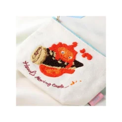 Maison Ghibli Storage-Embroidery Pouch Calcifer - Howl'S Moving Castle
