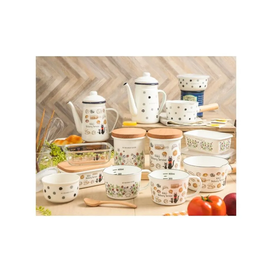 Maison Ghibli Kitchenware-Enamel Measuring Cup Soot Sprites 450Ml - My Neighbor Totoro