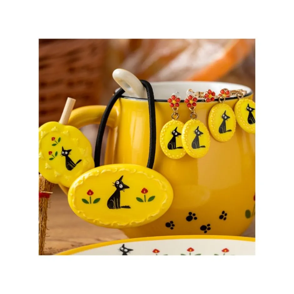 Maison Ghibli Jewellery-Fancy Yellow Earrings Jiji - Kiki'S Delivery Service