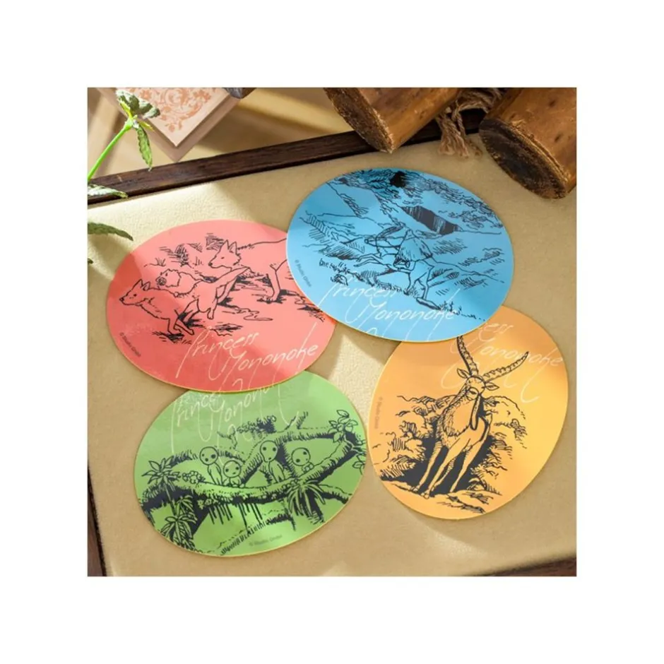Maison Ghibli Small Equipment-Flake Seal Kodama - Princess Mononoke