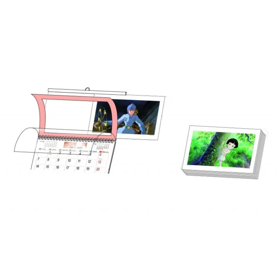 Maison Ghibli Schedule Diaries And Calendars-Frame Art Calendar Ghibli 2022