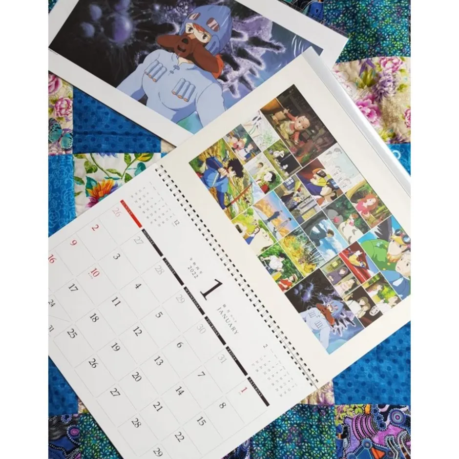 Maison Ghibli Schedule Diaries And Calendars-Frame Art Calendar Ghibli 2022