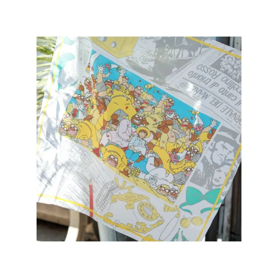 Maison Ghibli Outfits-Handkerchief Souvenir Photo 53X53Cm - Porco Rosso