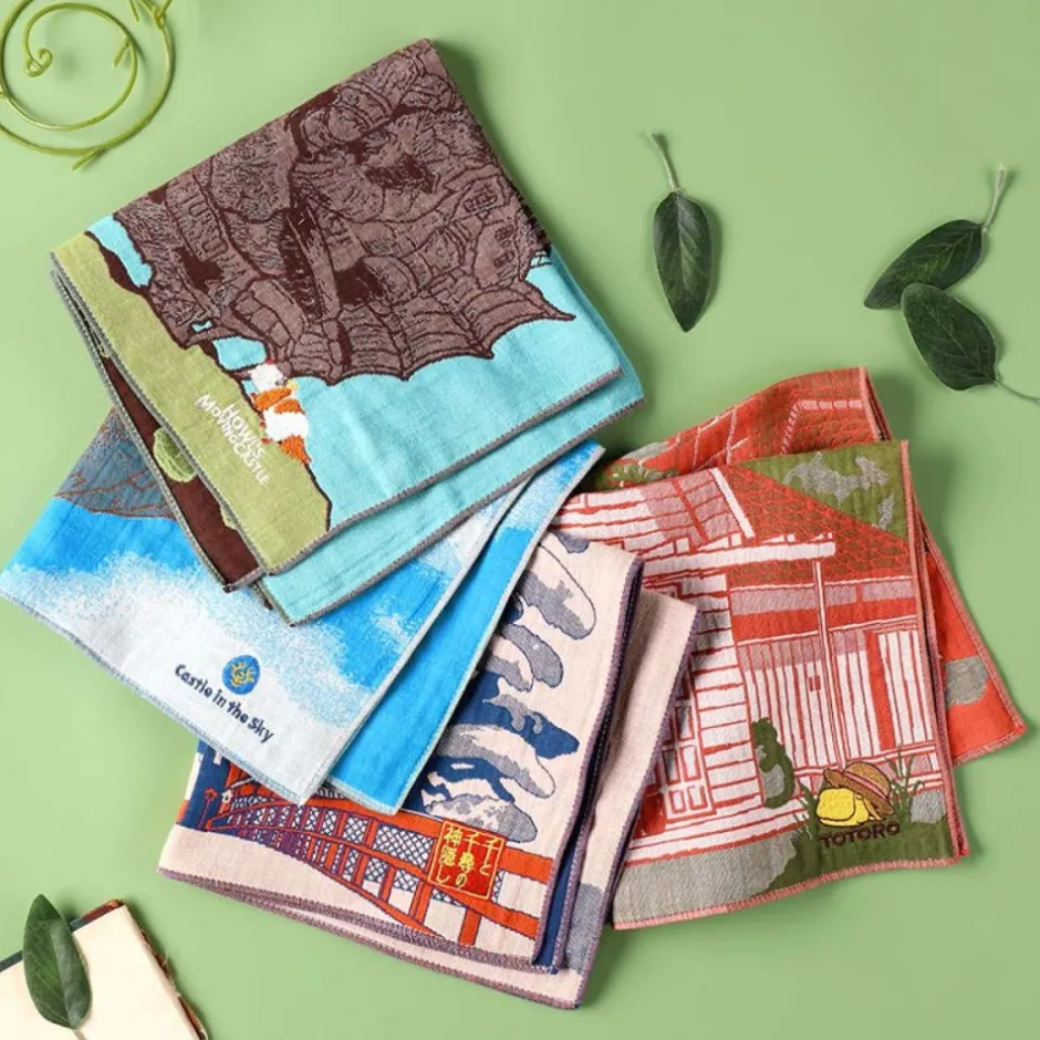 Maison Ghibli Outfits-Imabari Handkerchief Satsuki & Mei'S House 40X40 Cm - My Neighbor Tot