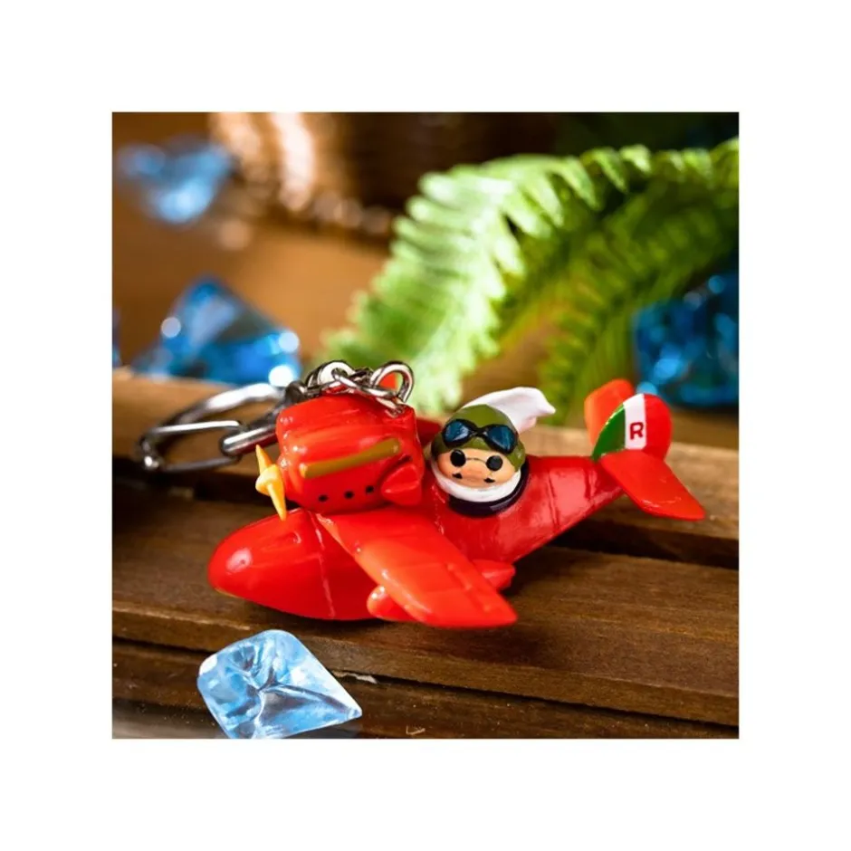 Maison Ghibli Keychains-Keychain Porco Rosso And Savoia - Porco Rosso