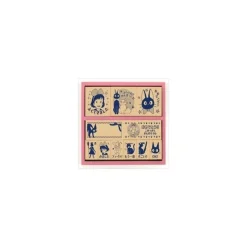 Maison Ghibli Small Equipment-Kiki And Jiji Wood Stamp Blue - Kiki'S Delivery Service
