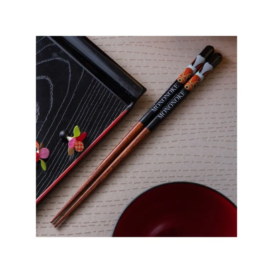 Maison Ghibli Kitchenware-Lacquered Chopsticks 21Cm San'S Mask - Princess Mononoke