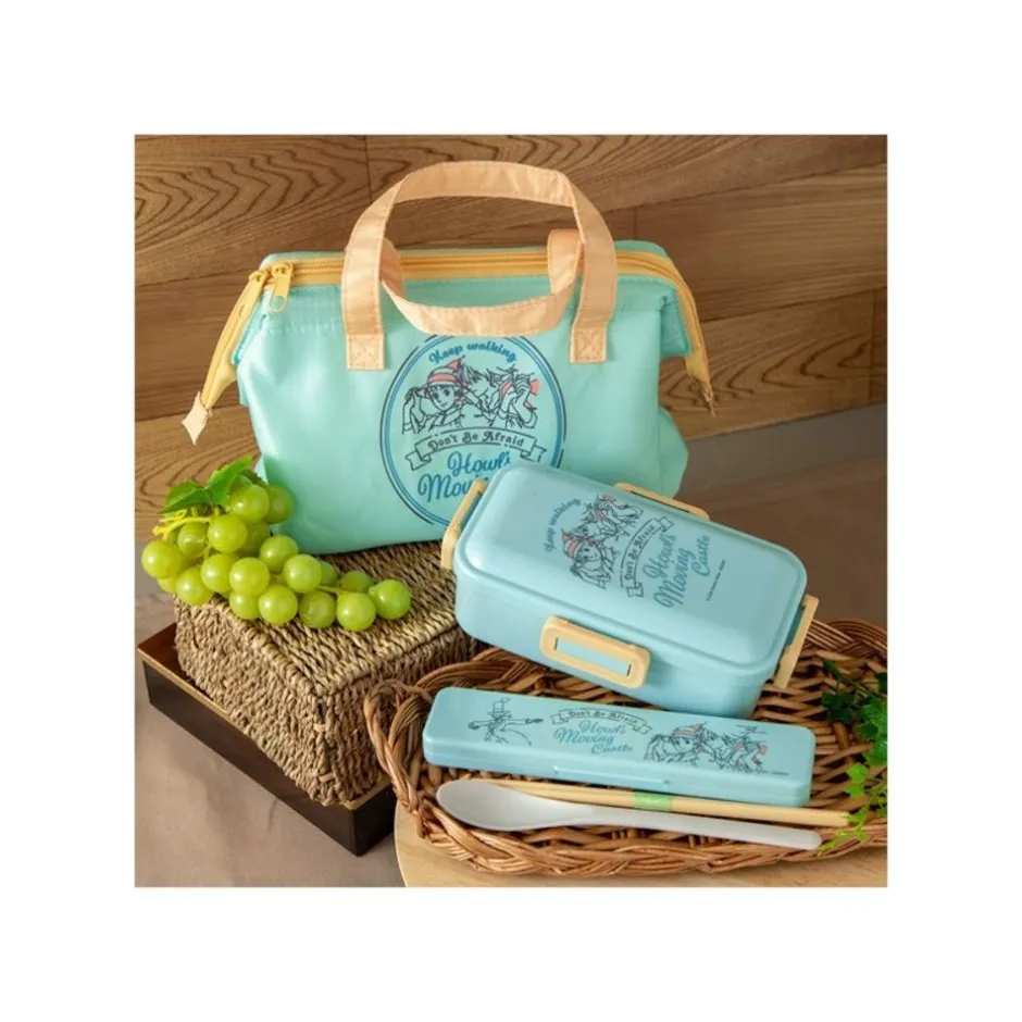Maison Ghibli Kitchenware-Lunch Box 4 Locks Don'T Be Afraid - Howl'S Movingcastle
