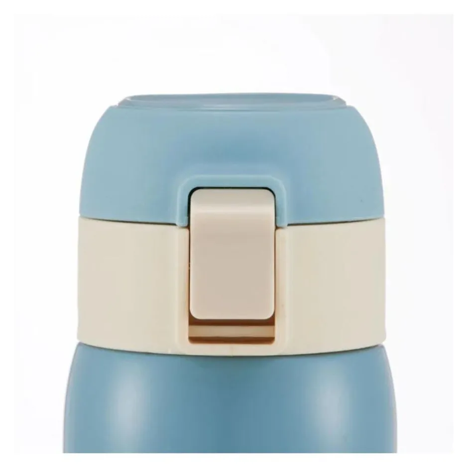 Maison Ghibli Kitchenware-Mat Blue Thermos Bottle 350Ml - My Neighbor Totoro