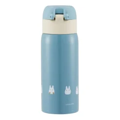 Maison Ghibli Kitchenware-Mat Blue Thermos Bottle 350Ml - My Neighbor Totoro