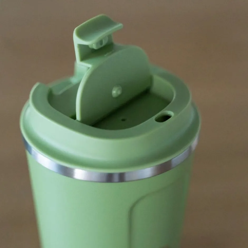 Maison Ghibli Kitchenware-Mat Green Isothermal Mug 350Ml - My Neighbor Totoro