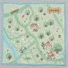 Maison Ghibli Household Linen-Mini Towel Hiking Map 25X25 Cm - My Neighbor Totoro