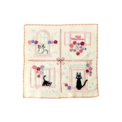 Maison Ghibli Household Linen-Mini Towel Jiji By The Window 25X25 - Kiki'S Delivery Service
