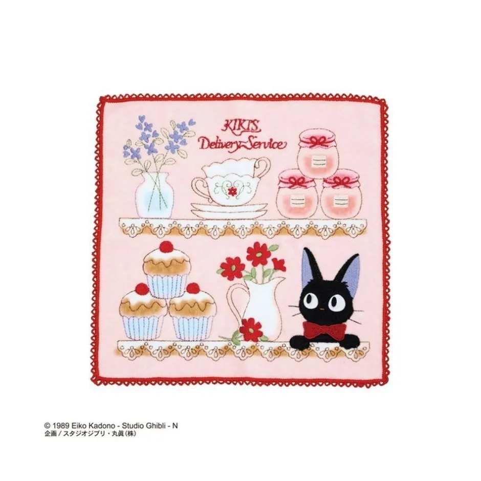 Maison Ghibli Household Linen-Mini Towel Jiji Pastries 25 X 25 Cm - Kiki'S Delivery Service