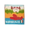 Maison Ghibli Household Linen-Mini Towel Savoia S.21 34X36 Cm - Porco Rosso