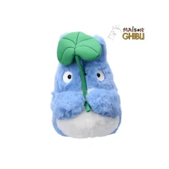 Maison Ghibli Nakayoshi Plush-Nakayoshi Plush Medium Totoro With Leaf - My Neighbor Totoro