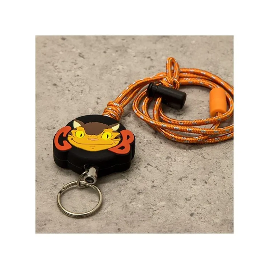 Maison Ghibli Straps-Neck Strap With Reel Totoro Cat Bus- My Neighbor Totoro