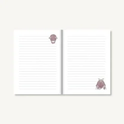 Maison Ghibli Notebooks And Notepads-No Face Plush Journal - Spirited Away