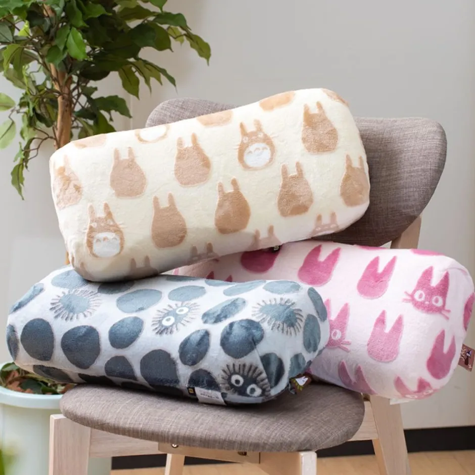 Maison Ghibli Furniture-Opalised Block Cushion Soot Sprite Silhouette - My Neighbor Totoro