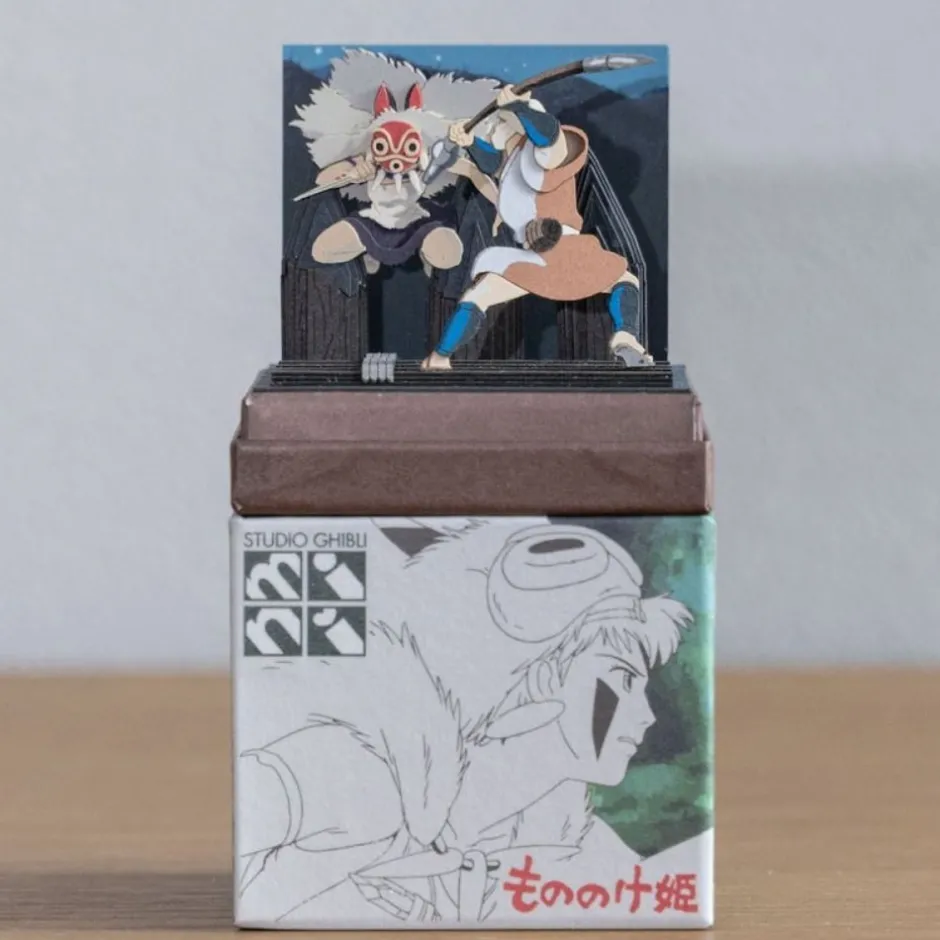 Maison Ghibli Arts And Crafts-Paper Craft San Fighting - Princess Mononoke