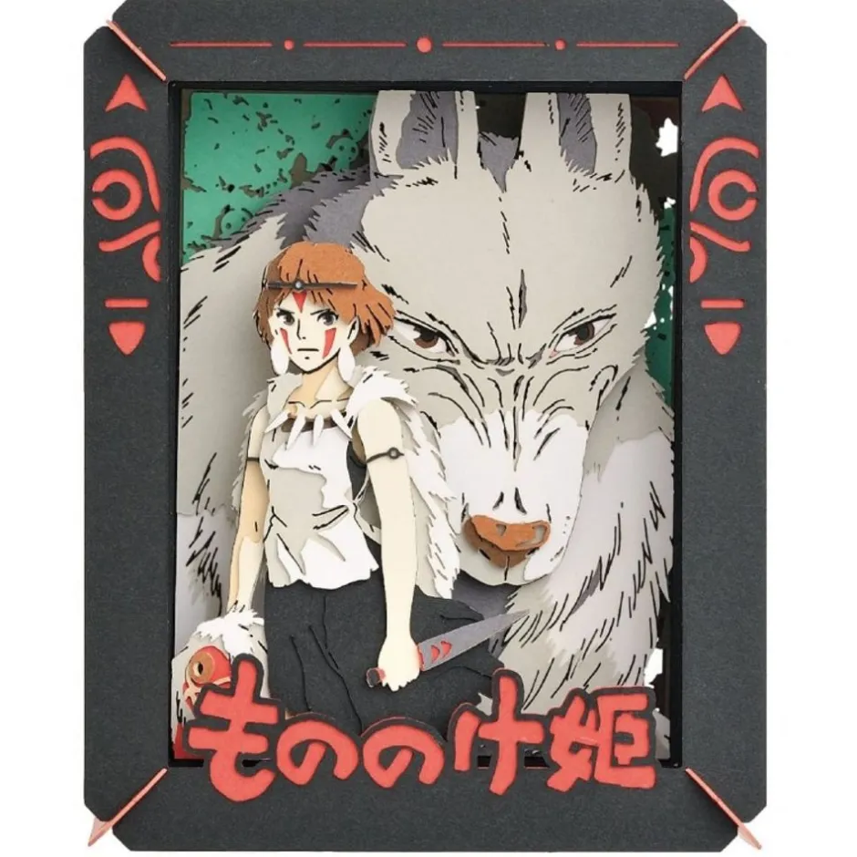 Maison Ghibli Arts And Crafts-Paper Theater San - Princess Mononoke