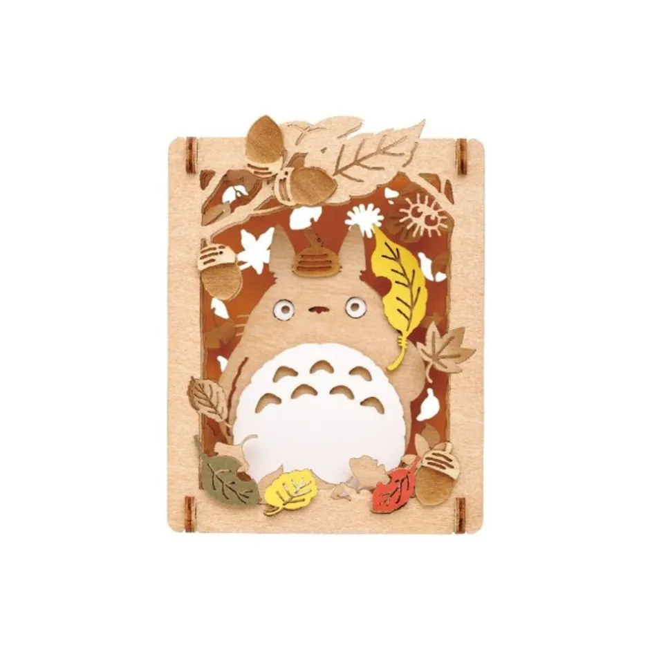 Maison Ghibli Arts And Crafts-Paper Theater Wood Style Totoro Forest - My Neighbor Totoro