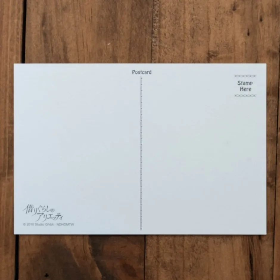 Maison Ghibli Postcards And Letter Papers-Postcard - Arrietty